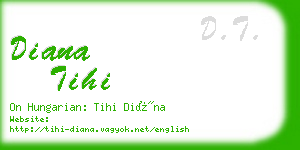 diana tihi business card